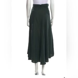 Apiece Apart Deep Green A-Line Skirt
